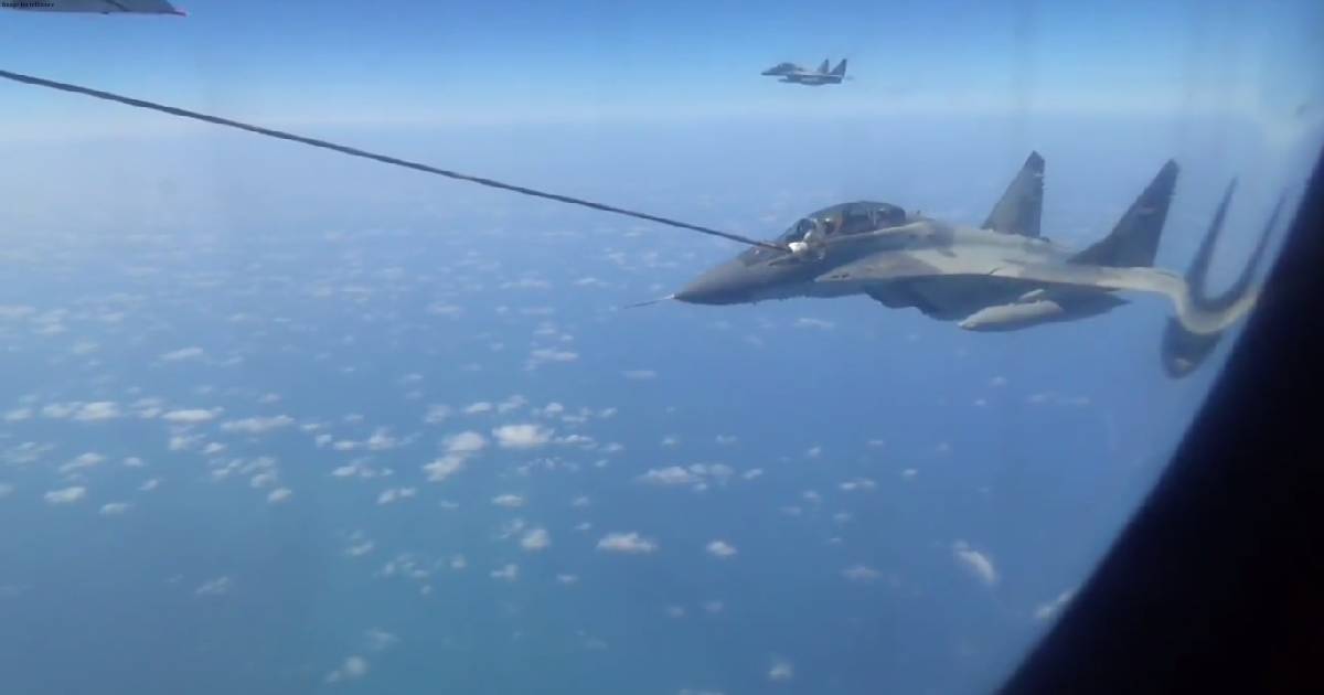 Indian Air Force refuels Egyptian Rafale fighters as part of Exercise Bright Star-23